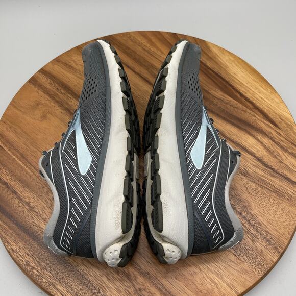 Brooks Ghost 12 Shoes Womens 10.5 B Gray Road Running Comfort Walking Sneakers - Picture 6 of 8
